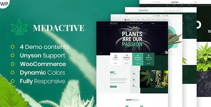 medactive wordprses theme for marijuana