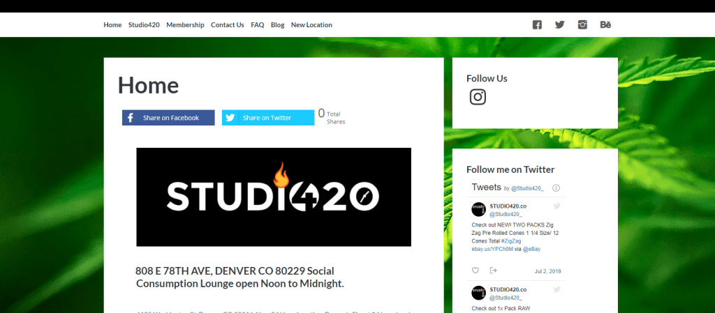 Studio 420 web design