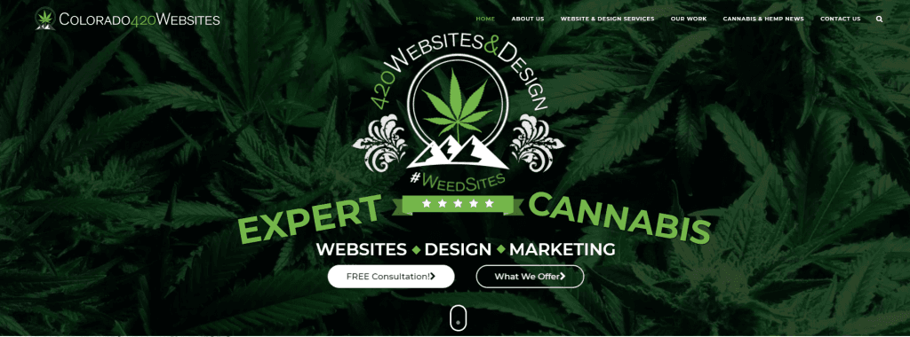 25+ Cannabis Web Design & Development