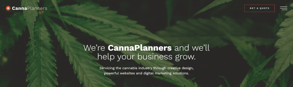 cannaplanners web designers for cannabis