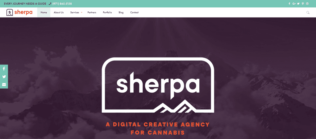 sherpa canna web designers